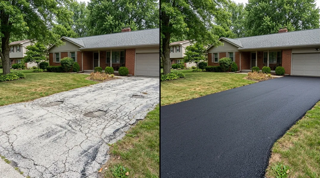 Result asphalt paving in Champaign - Champaign Asphalt Paving